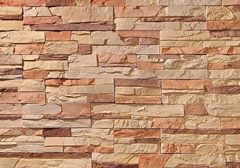 Камень декоративный Горный пласт золотистый 0002 (0,7м2)