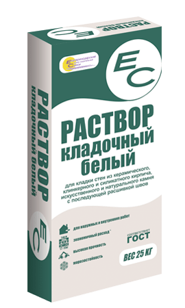 Кладочный раствор ЕС Белый 25кг (48)