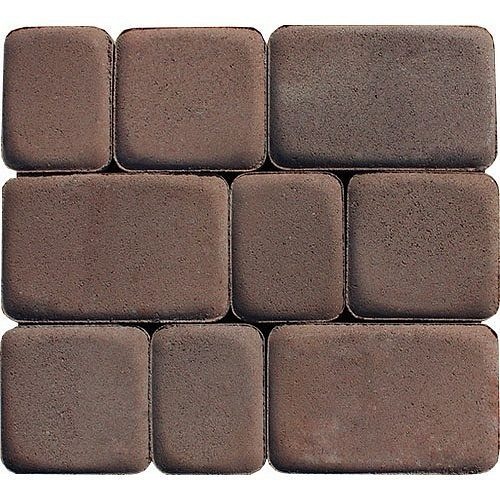 Старый город  коричневый 40мм (17,79м2)Ландшафт 1,186 ряд