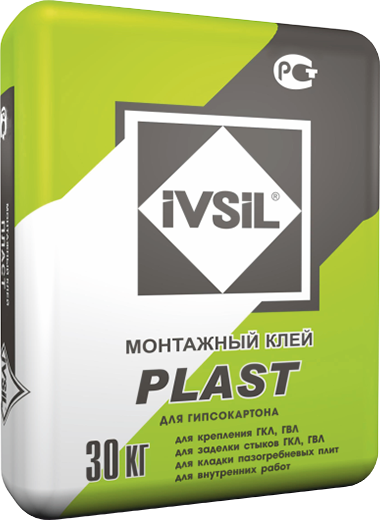 Клей для ГКЛ и ПГП  IVSIL  Plast 30кг (40)