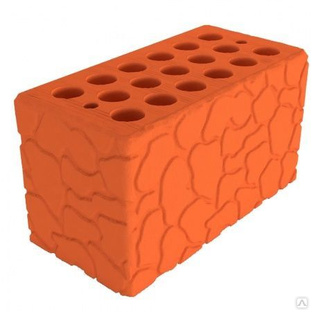 Кирпич фасадный 1 НФ пустотелый М-150 (416 шт) панцирь черепахи