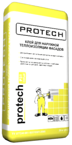Клей для теплоизоляции PROTECH Р-31 25кг (54)
