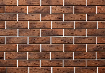 Камень декоративный Кирпич фасадный бордо 27500 (1м2)