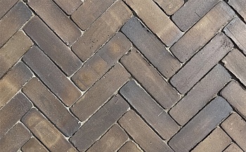 Керамическая брусчатка Skriabin №80 240*70*52 мм 56шт/м2 (942шт)