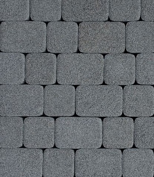 Тротуарная плитка Классико 40 мм Серая Гранит (В ряду 0,845м2) 16,9м2 ХЕСС СТРОЙ