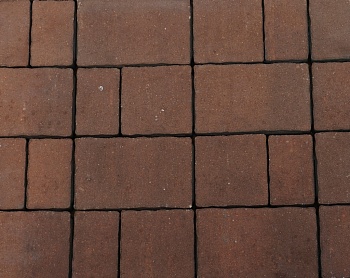 Тротуарная плитка Тракт 60мм коричневый (12,1м2) Ландшафт