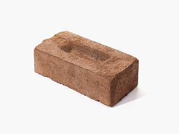 Кирпич Шахты полн ручной формовки "Бронза" (светло-коричневый) М150 F50(556шт)