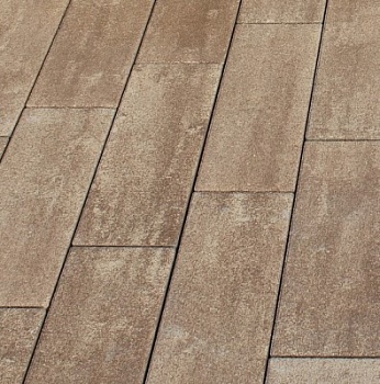 Тротуарная плитка Сан-Марко 60мм (Новый город) колорит монблан (12,96м2 в ряду 1,08м2) Ландшафт