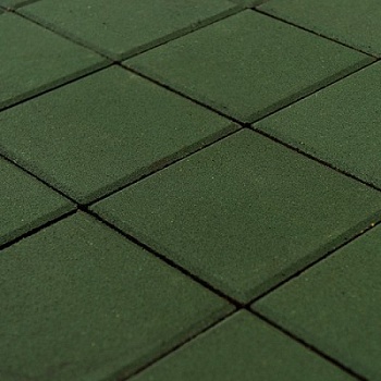 Тротуарная плитка Квадрат 40х100х100 Зеленый (В ряду 0,8м2) 16м2 ХЕСС СТРОЙ