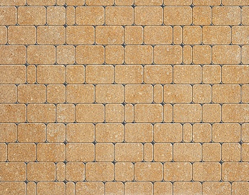 Тротуарная плитка Лагранж 60 мм папирус БЕТТЕКС (10,55м2) (в одном ряду-1,055м2)