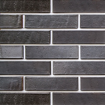 Кирпич ТМ "RECKE" 1НФ черный "доломит" М250-300(пуст 23-26)