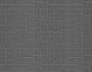 Тротуарная плитка Мультитек 60мм темно-серый БЕТТЕКС (10,716м2) в одном ряду-0,89м2