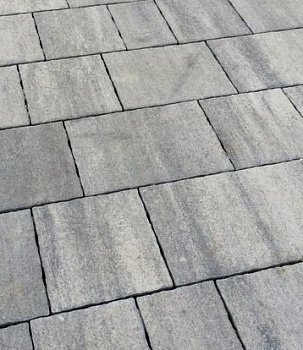 Тротуарная плитка Антарес 60 мм Серый (в ряду 1,44м2) 21,6 м2 Хесс Строй