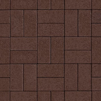 Брусчатка 40х100х200 Коричневая (В ряду 1,44м2) 23,04м2 ХЕСС СТРОЙ