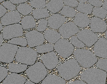 Тротуарная плитка Арена 60 мм серая БЕТТЕКС (7,14м2)(0,714м2/ряд)