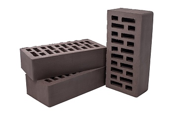 Кирпич керамический Тербунский Гончар 1НФ Графит М200-250 (264шт) Липецк