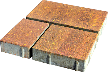 Тротуарная плитка Старый Город 40мм Золотая Осень (17,6м2/поддон; 0,88м2/ряд) ХЕСС СТРОЙ