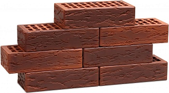 Кирпич керамический ВКЗ 1НФ М-150 Кортен Бостон УС(рван. фаска) (480шт) 