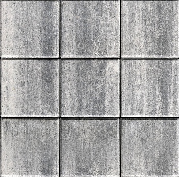 Тротуарная плитка Квадрат 40х200х200 Старый Замок (В ряду 1,44м2) 23,04м2 ХЕСС СТРОЙ