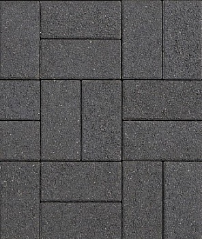 Брусчатка 40х100х200 Черная Гранит (В ряду 1,44м2) 23,04м2 ХЕСС СТРОЙ