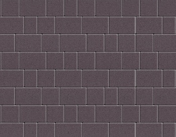 Тротуарная плитка Дакота 40мм коричневый БЕТТЕКС (14,28м2)в ряду1,02м2