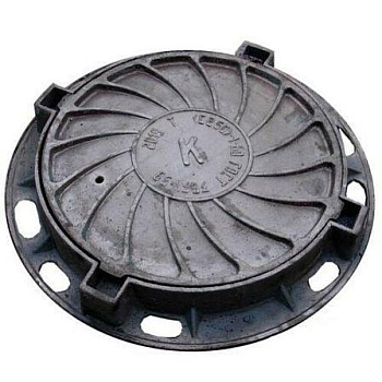 Люк чугунный тяжелый 25 т 840*100мм 4-х ушковый К