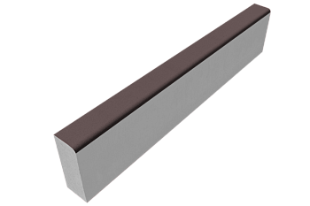 Поребрик 80х1000х200мм HESS stroy (56шт) коричневый верх