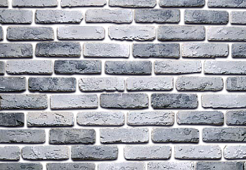 Камень декоративный Кирпич бело-серый 2600 (0,6м2)