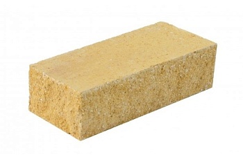 Кирпич Гиперпресс ДС Угловой с закруг желт (320)  Полн