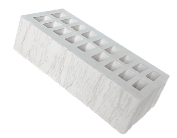 Кирпич Керамический Красная Гвардия 1НФ белый CORTEX  М-150 (480)