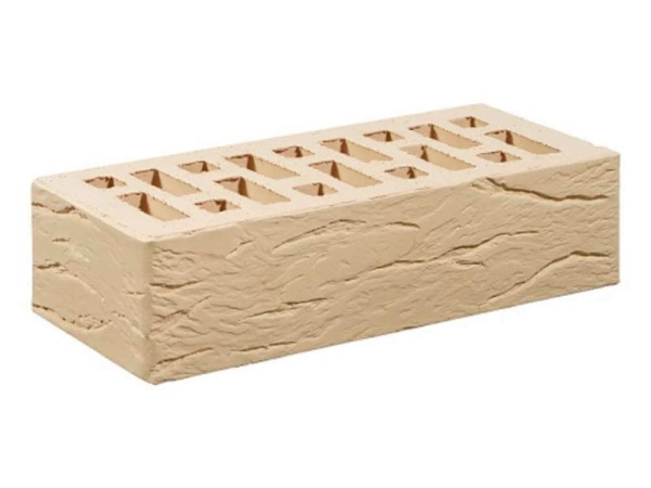 Кирпич керамический Старый Оскол 1НФ Белый рустированный М-175 (480 шт)