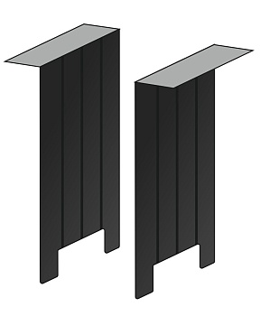 Перегородка-сифон Gidrolica для водоприемника 300*300мм 210