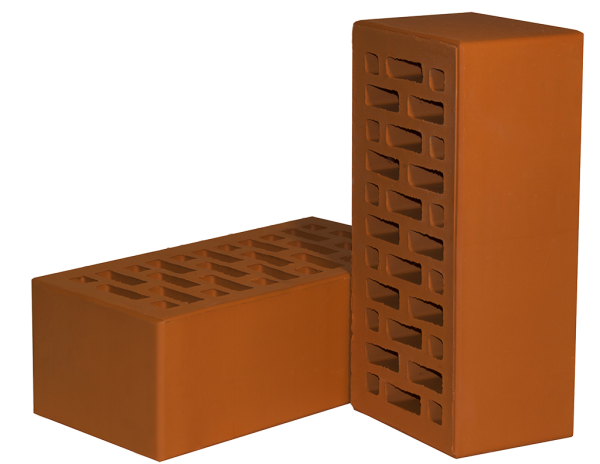 Кирпич керамический  Новомосковский 1,4НФ Красный М-150 (308 шт)