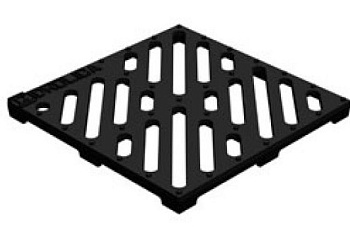 Решетка дождеприемника Gidrolica РВ-28,5 28,5 -чугунная щелевая кл.С250 205