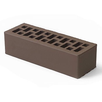 Кирпич Лицевой БРАЕР коричневый гладкий 0,7НФ (600шт)