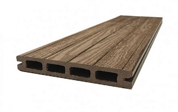 Террасная доска NanoWood Standart дерево/вельвет 150*26мм 6000 мм Шоколад