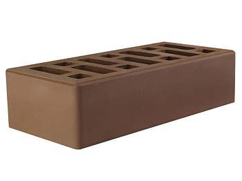 Кирпич керамический Старый Оскол 1НФ Коричневый М-175 (480шт)