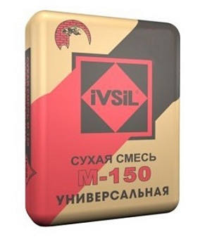 Цементно-песчаная смесь IVSIL М-150 Универсальная 25кг(48)