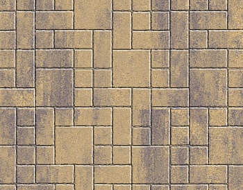 Тротуарная плитка Ретро 60 мм сахара БЕТТЕКС (11,35м2) в ряду 0,95м2