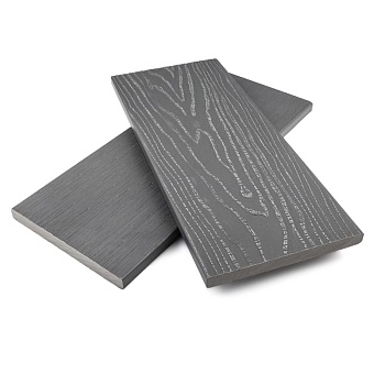 Заборная доска NanoWood Planken-3D 130х12 мм 4000мм Серый