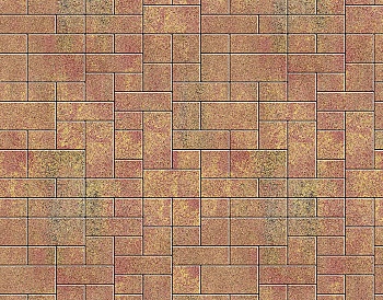 Тротуарная плитка Мультитек 60мм сансет БЕТТЕКС (10,716м2) в одном ряду 0,89м2