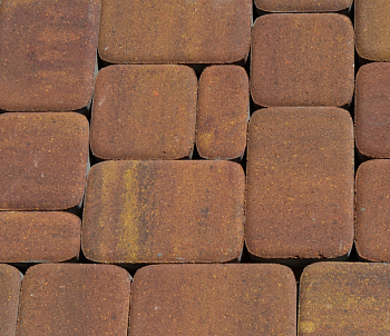 Тротуарная плитка Классико 60 мм (Комплект) Золотая осень (ж/кр./кор) (В ряду 1,41м2) 21.15м2 ХЕСС СТРОЙ