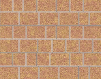 Тротуарная плитка Дакота 60мм амбер БЕТТЕКС (12,24м2)в ряду1,02м2