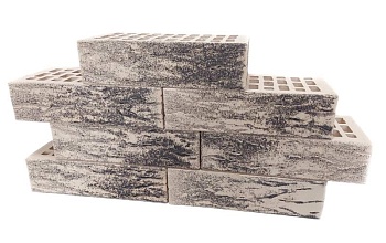 Кирпич керамический ВКЗ 1НФ М-150 Белый графит Руст (480шт) ВРЕМЕННО НЕ ПРОИЗВОДИТСЯ