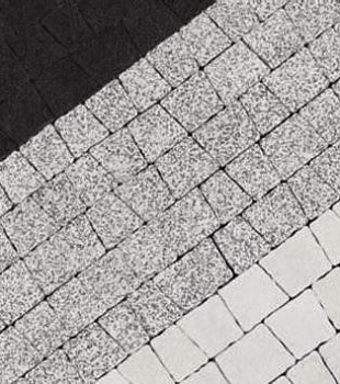 Тротуарная плитка Антик 40мм СТОУНЛЮКС Черно-Белый (В ряду 0.853м2) 17,06м2 ХЕСС СТРОЙ