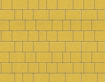 Тротуарная плитка Дакота 40мм желтый БЕТТЕКС (14,28м2)в ряду1,02м2