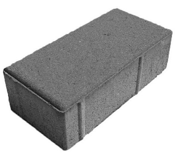 Брусчатка "Лэндика" 100х100х200мм серая (7,2м2) Ландшафт