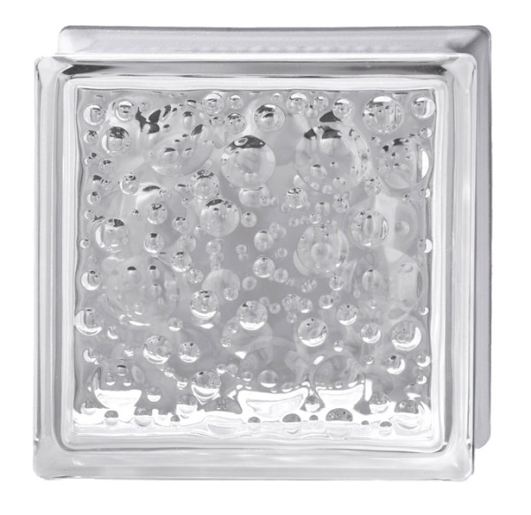 Стеклоблок Капля бесцветный 190*190*80 Россия