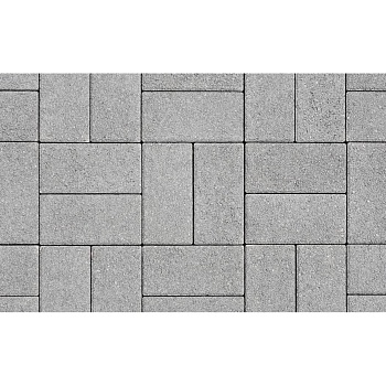 Брусчатка 40х100х200 Серая Гранит (В ряду 1,44м2) 23,04м2 ХЕСС СТРОЙ