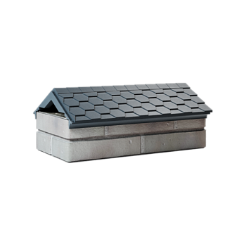 ПАРАПЕТ 1 кирпич 200/224/254мм EVEREST серый